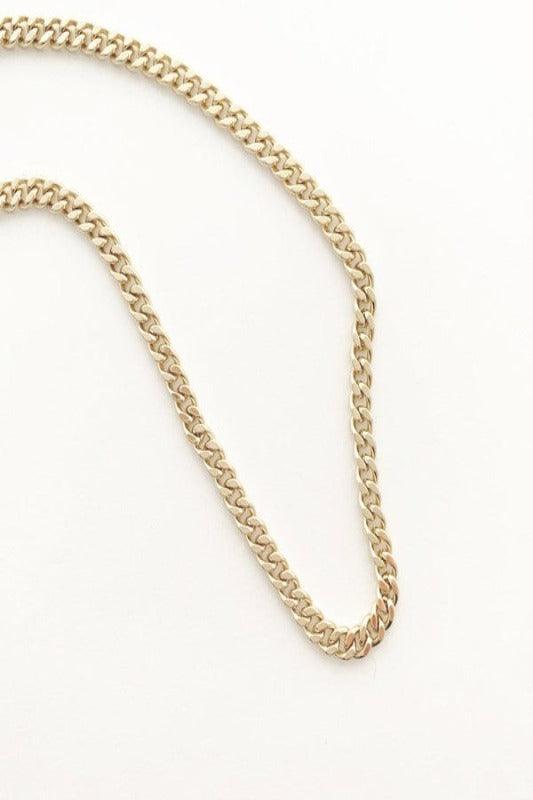 Fiona Thick Curb Chain Necklace - Spoiled Me Rotten 