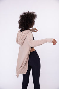 Longline Hooded Cardigan