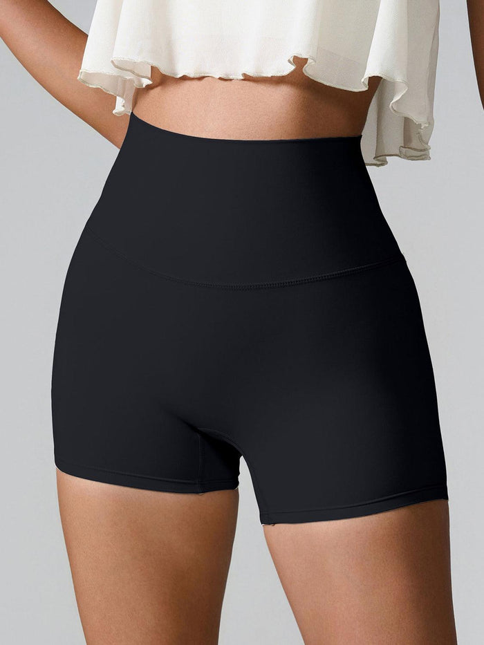 High Waist Active Shorts - Spoiled Me Rotten 