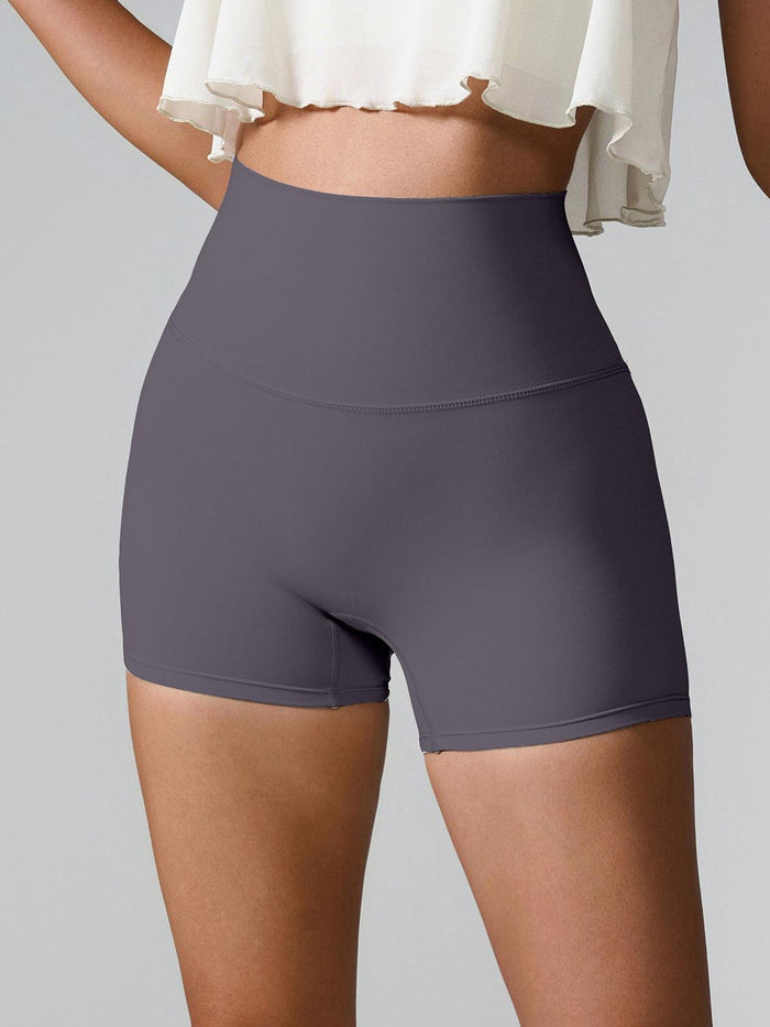 High Waist Active Shorts - Spoiled Me Rotten 