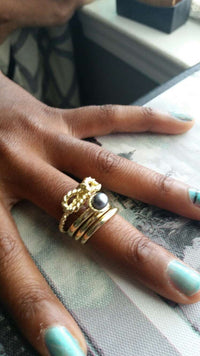 Pearl Multi Ring Set - Spoiled Me Rotten 