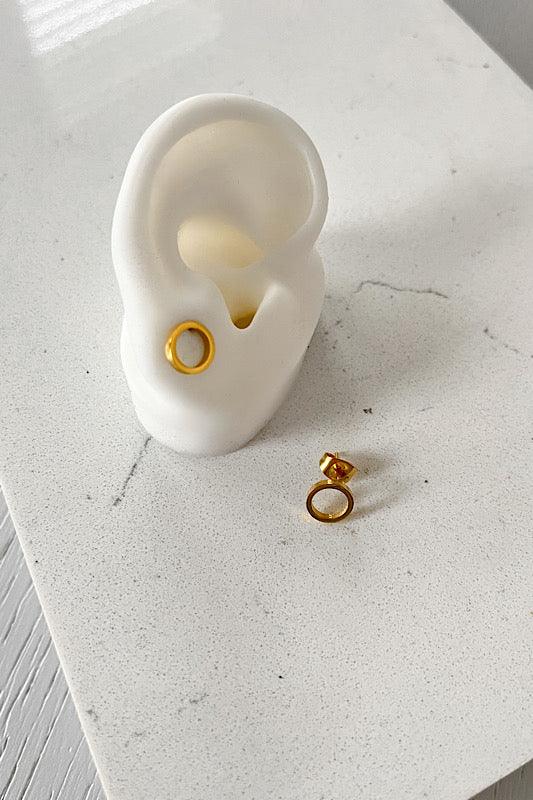 Circle Stud Earrings - Spoiled Me Rotten 