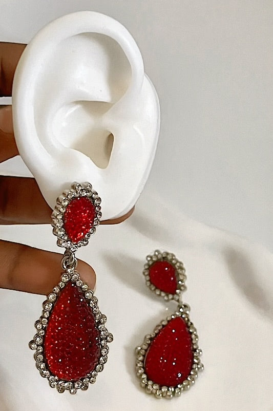 Jewel Drop Earrings - Spoiled Me Rotten 