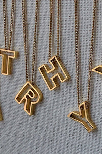 Letter Necklaces