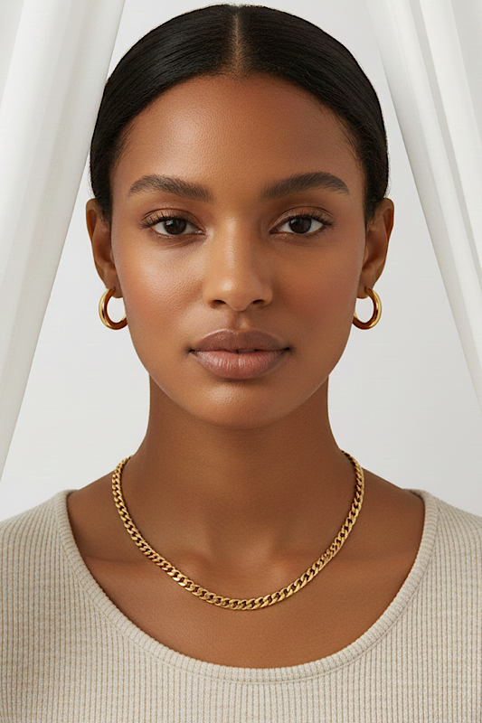 Bold Gold Jewelry Set