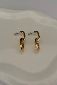 Double Link Chain Earring