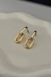 Double Link Chain Earring