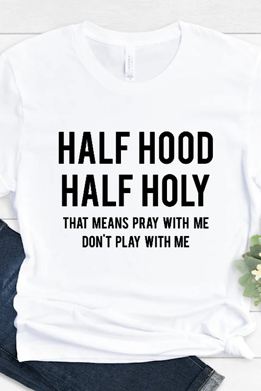 Half Holy Graphic T-Shirt