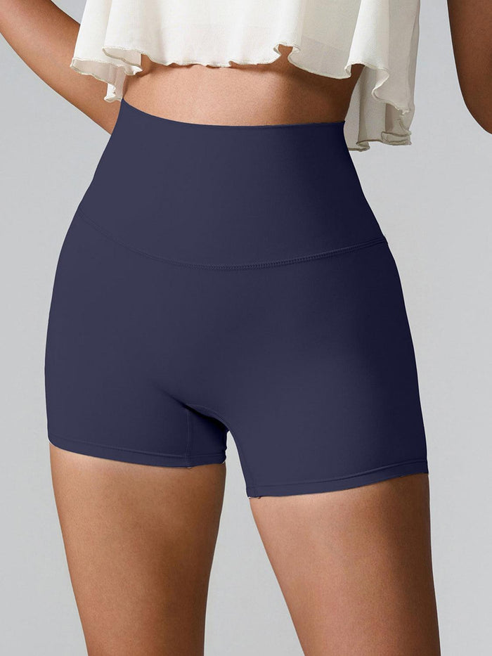 High Waist Active Shorts - Spoiled Me Rotten 