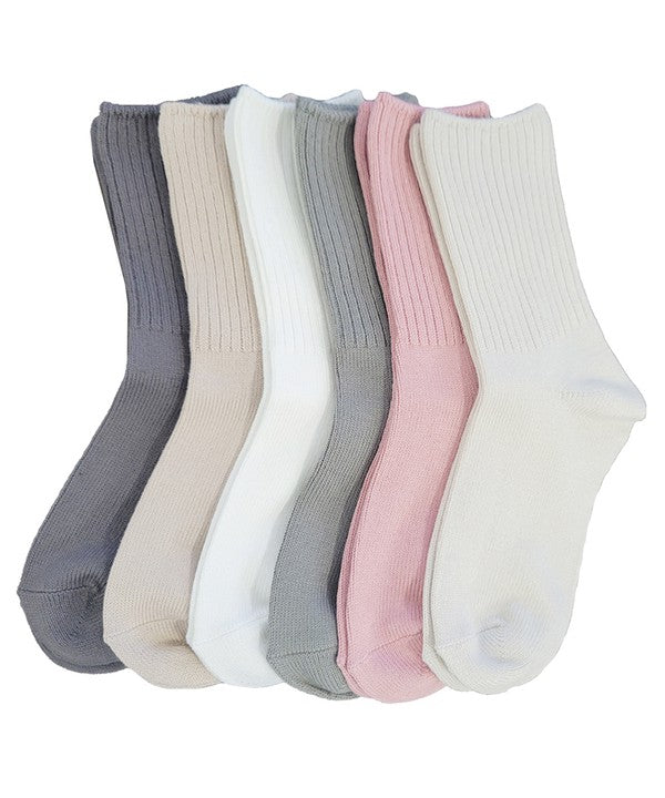 soft bamboo socks in neutral tones