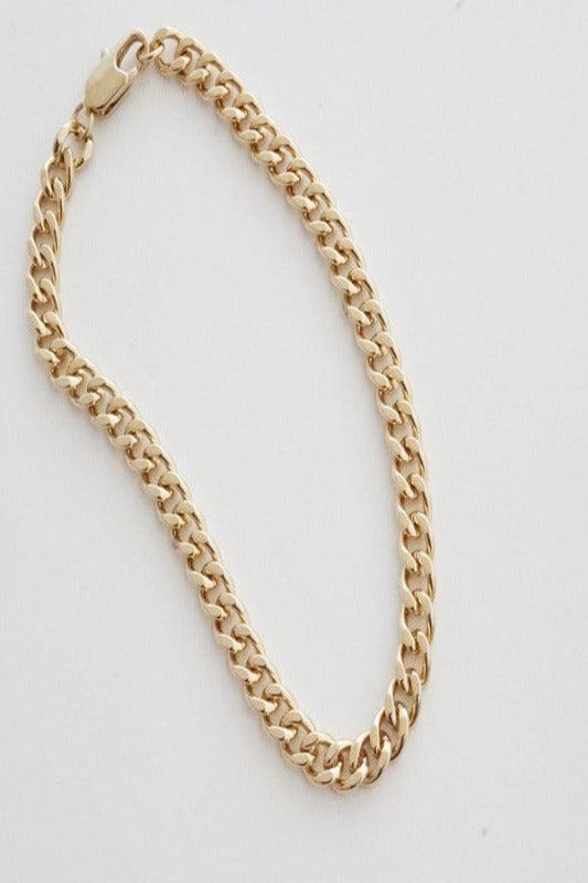 Fiona Thick Curb Chain Bracelet - Spoiled Me Rotten 