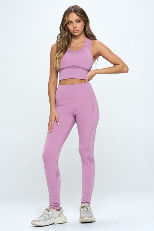 Women's Cut Out Two Piece Activewear Set