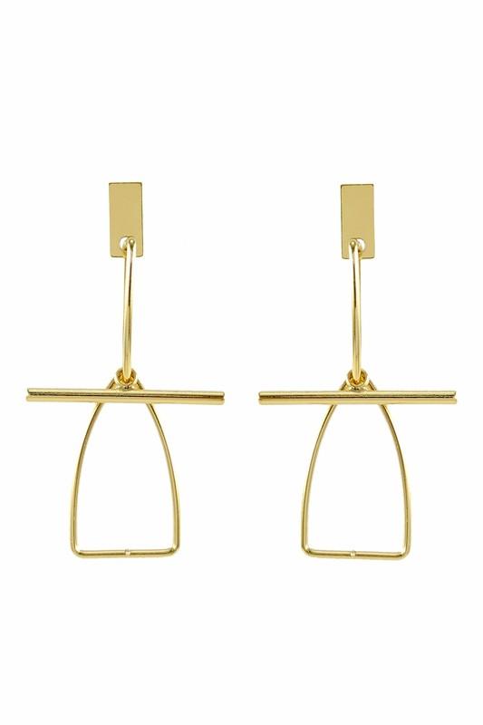 T - Bar Earrings - Spoiled Me Rotten 