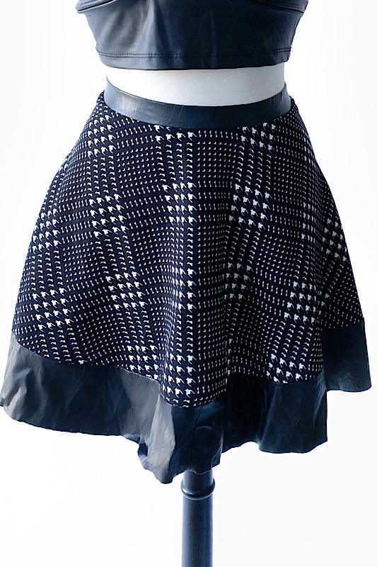 Checkered Mini Skirt - Spoiled Me Rotten 