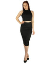 High Neck Pencil Skirt - Spoiled Me Rotten Boutique 
