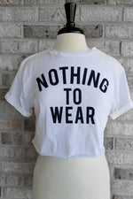 Nothing To Wear Crop Top - Spoiled Me Rotten Boutique 