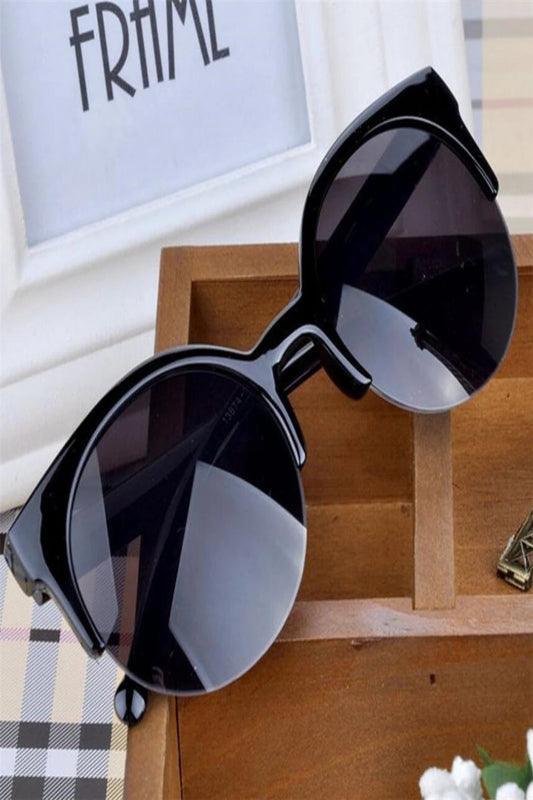 Retro Browline Sunglasses - Spoiled Me Rotten 