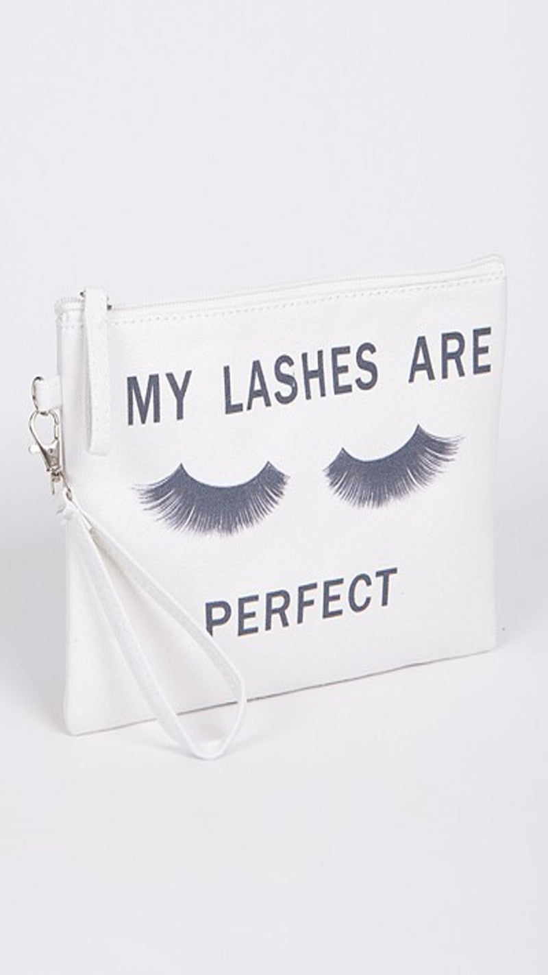 My Lashes Are Perfect Clutch - Spoiled Me Rotten Boutique 
