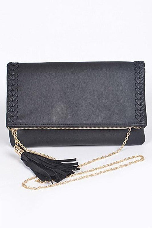 Luxe Stitch Detail Clutch - Spoiled Me Rotten 