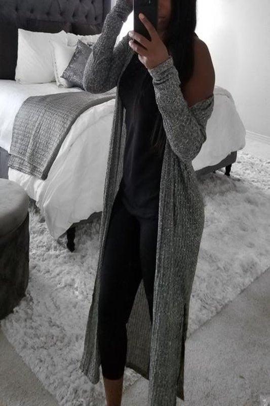 Plus Size Longline Cardigan - Spoiled Me Rotten 