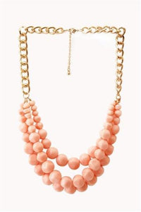 STRIKING LAYER BEAD NECKLACE - Spoiled Me Rotten Boutique 