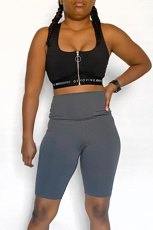 High Waisted Biker Shorts - Spoiled Me Rotten 